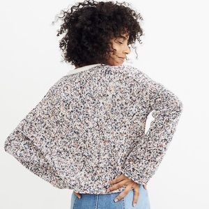 Madewell Brownstone Flecked Pullover Sweater